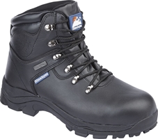 Himalayan Black Leather Fully Waterproof Safety Boot 