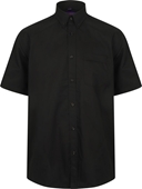 Henbury Mens Wicking Anti-Bac Short Sleeve Shirt 