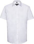 Russell Mens Short Sleeve Herringbone Shirt 