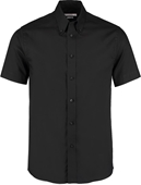 Kustom Kit Tailored Premium Short Sleeve Oxf Shirt 
