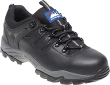 Himalayan Black Leather Safety Trainer 