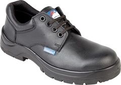 Himalayan Black Leather HyGrip Safety Shoe 