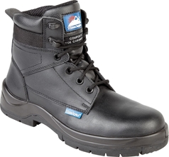 Himalayan Black Leather HyGrip Safety Boot 