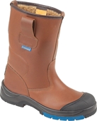 Himalayan Brown HyGrip Safety Warm Lined Rigger Boot 