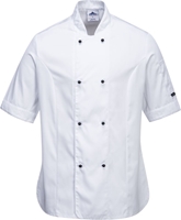 Portwest Rachel Ladies Short Sleeve Chefs Jacket