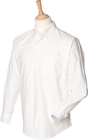 Henbury Long Sleeve Oxford Shirt 