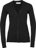Russell Ladies V-Neck Knitted Cardigan 