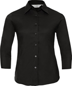 Russell Ladies 3/4 Sl Easy Care Shirt 