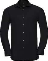 Russell Mens Long Sleeve Ultimate Stretch Shirt 