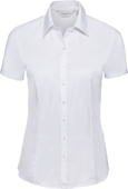 Russell Ladies Short Sleeve Herringbone Shirt 