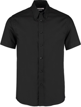 Kustom Kit Tailored Premium Short Sleeve Oxf Shirt 
