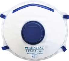 Portwest FFP2 Valved Respirator Pack of 10 