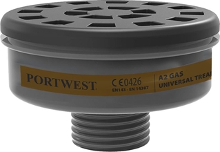 Portwest A2 Gas Filter Uni Tread Pack of 6 