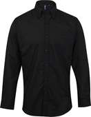 Premier Workwear Signature Mens Oxf Long Sleeve Shirt 