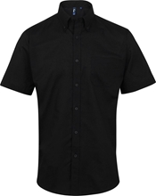 Premier Workwear Signature Mens Oxf Short Sleeve Shirt 