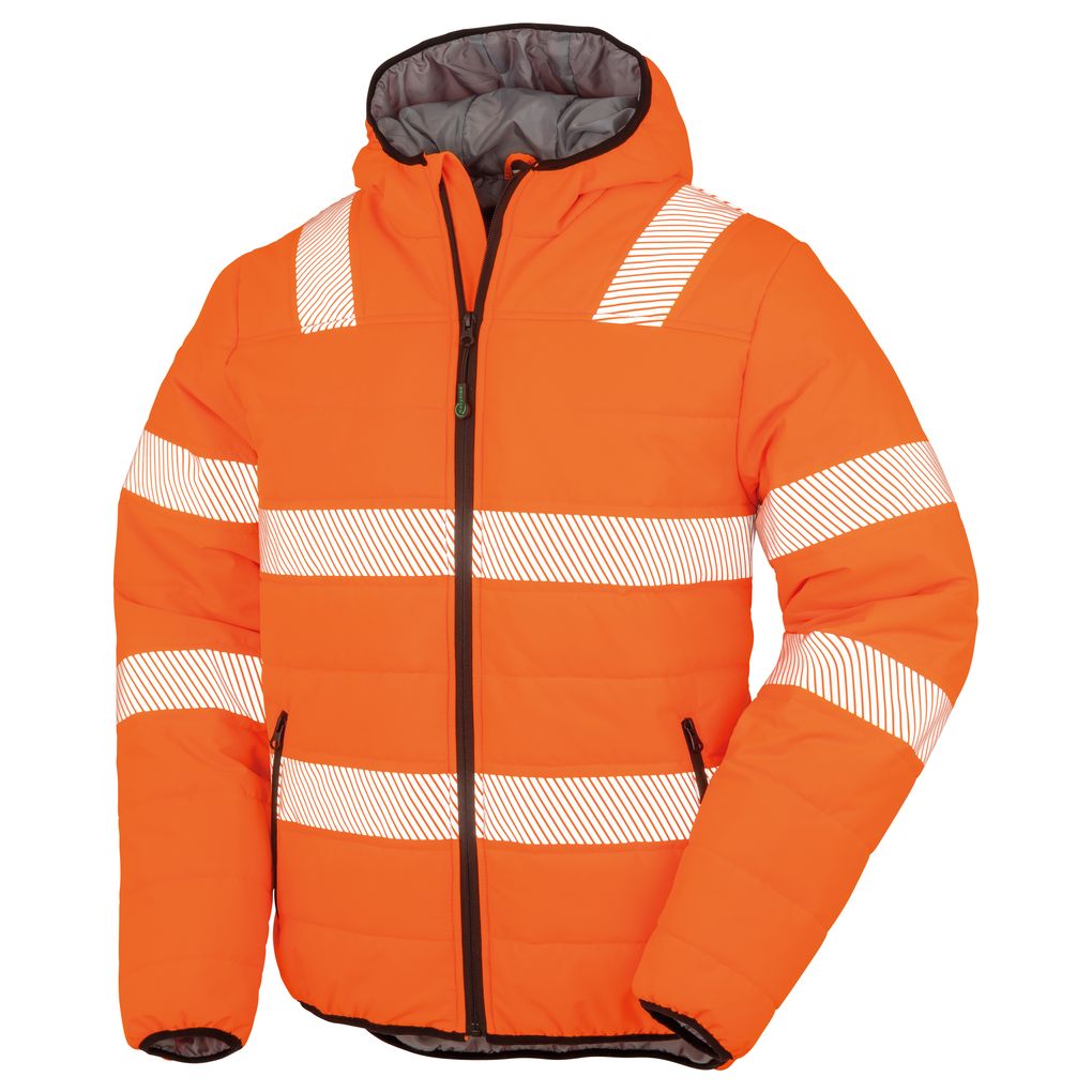 Good Quality Ramp Jacket Result Recycled Ripstop Padded Safety Jacket - EPT Workwear