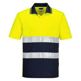 Portwest Hi-Vis Contrast Polo Shirt Short Sleeve - EPT Workwear